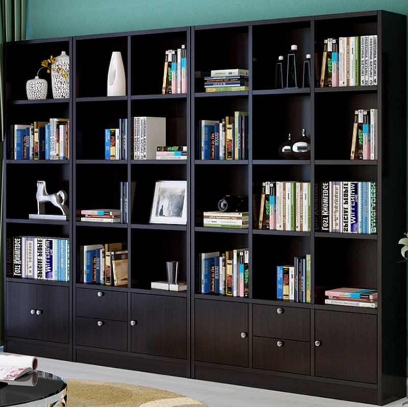 Fengze file cabinet wooden data cabinet office bookcase cabinet against the wall bookshelf floor-to-ceiling combination file storage cabinet