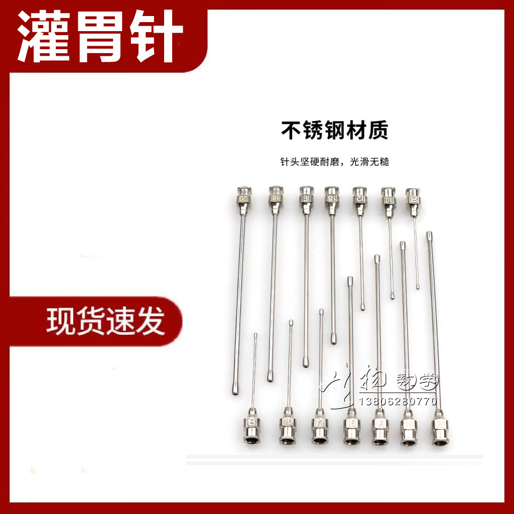 不锈钢头小鼠灌胃针 裸鼠灌胃针 大鼠灌胃针 动物灌胃器 动物灌药