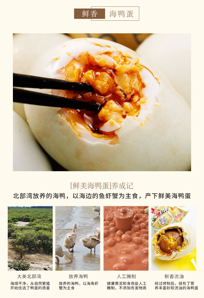 香正宗流油烤海鸭蛋30枚 图3