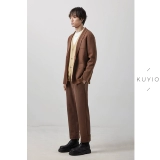 Kuyiou/Meru Nu Pure Wool Тяжелые четыре платформы сплющивали трехклеточный галстук -связывание для костюма J18