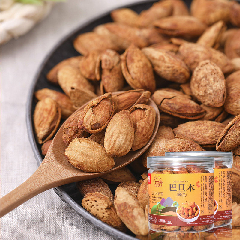 No taste Xinjiang specialty new goods hand peeled thin shell almond almond big almond nut cream flavor 2 cans