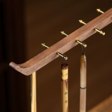 张小凤 Fengyin подвесной держатель для кистей для письма из массива дерева, креативный новый кабинет китайской каллиграфии, четыре сокровища, держатель для ручки из орехового дерева, подвесная стойка в стиле ретро, ​​высококачественный свет, роскошный древний стиль, канцелярские принадлежности для начинающих, украшения для хранения из дерева черного ореха