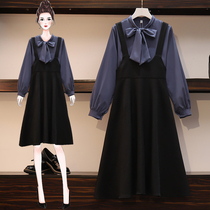 Maternity clothes spring and autumn models wear foreign pregnant womens skirts Spring net red models tide personality hot mom strap skirt two-piece set