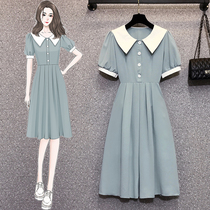 Gestational Maternity 2021 Summer Liandress Loose New Korean Version Foreign Air Display Slim and Pregnant Woman Summer Dress Dress