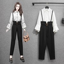 Gestational Woman Dress 2021 Ocean Gas Spring Clothing Online Red Fashion Suit Back Strap Pants Plus Shirt Two Suits Slimmer and thin