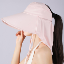 Langhidi summer sun protection empty top cap sunshade big eaves fishermans hat female face UV sun hat