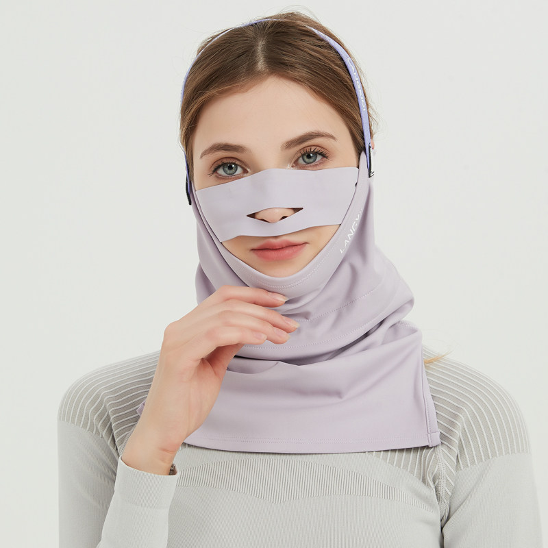 Longshidi Korean version of ski protective face hood windproof mask male circumference neck jacket woman warm V face slim face speed dry headgear towel-Taobao