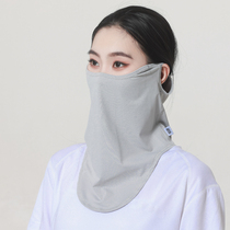 Roncidi summer sun protection cycling mask bicycle headscarf anti-UV ear hanging face protection Kinelua running