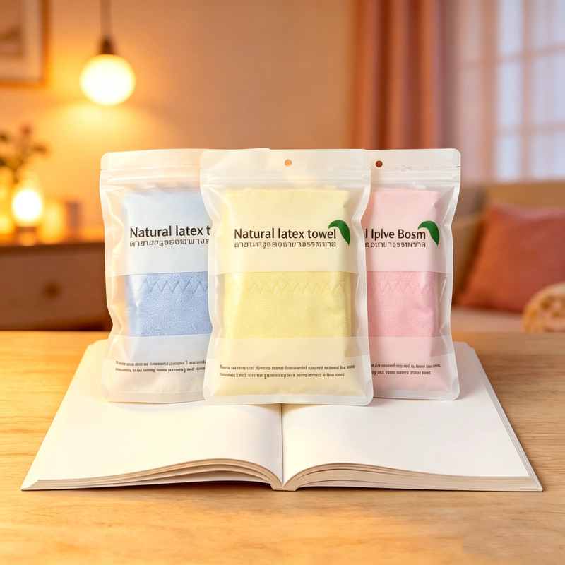 Towels Absorb Water and Do Not Shed Lint, Natural Latex Face Towels, Hand Towels, Square Towels, Antibacterial, Dormitory Bathing, Soft, Universal Type