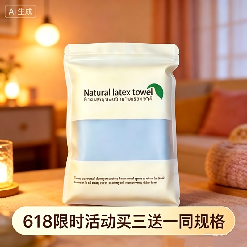 Towels Absorb Water and Do Not Shed Lint. Natural Latex Towels for Men, Adult Square Towels, Student Dormitory Bathing, Soft and Universal