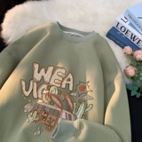 Ретро мультяшная осенняя толстовка, весенняя куртка, в американском стиле, изысканный стиль