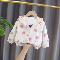 Girl spring coat 2020 new little girl Autumn dress Korean childrens clothing spring and autumn childrens coat female baby Foreign