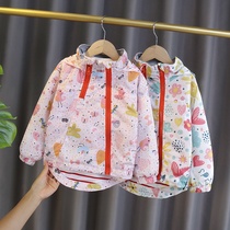 Childrens clothing girl jacket spring new Korean version of childrens foreign style assault clothing female baby spring fashion coat tide