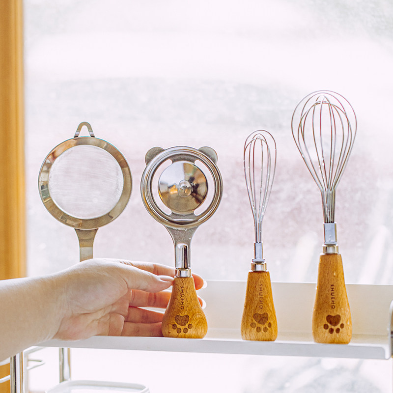 Tree Cocoa Small Bear Egg Clear Separator Baby Cob Leakage Filter Egg Liquid Sepal Chicken Egg Yolk Baby Stainless Steel Beaten Egg Spoon-Taobao