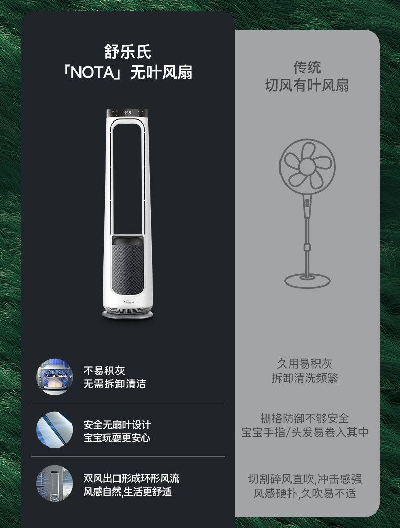 листья вентилятора 【宝宝柔风】舒乐氏无叶风扇静音空气净化冷风立式风扇2026新款 Soleusair листья вентилятора 【宝宝柔风】舒乐氏无叶风扇静音空气净化冷风立式风扇2026新款 Soleusair