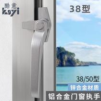 304 stainless steel thickened solid window handle 38 type aluminum window outer window handle window handle upper flip window handle