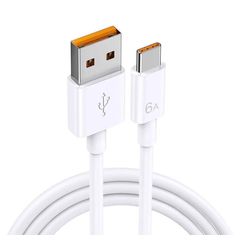 [120W Super Fast Charging] Type-C Data Cable 6A/5A Suitable for Huawei P30P40 Xiaomi 9 Android Mate60/40Pro Charger Cable Nova7/9 Original 8 Honor Mobile Phone Charger