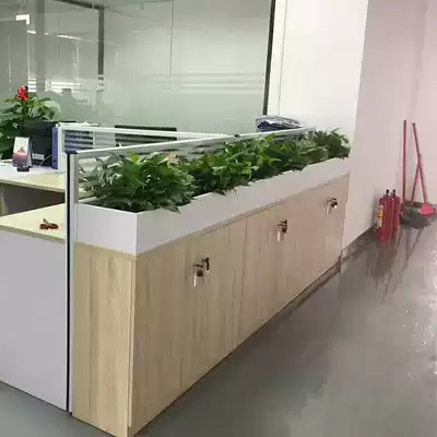 Screen partition flower slot cabinet decoration flowers and plants low cabinet office low cabinet wall cabinet combination file cabinet bookcase Guangzhou