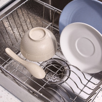 Asphalt frame housekitchen sink shelf pool stainless steel dishes chopsticks wash dishes to collect basket asphalt frame