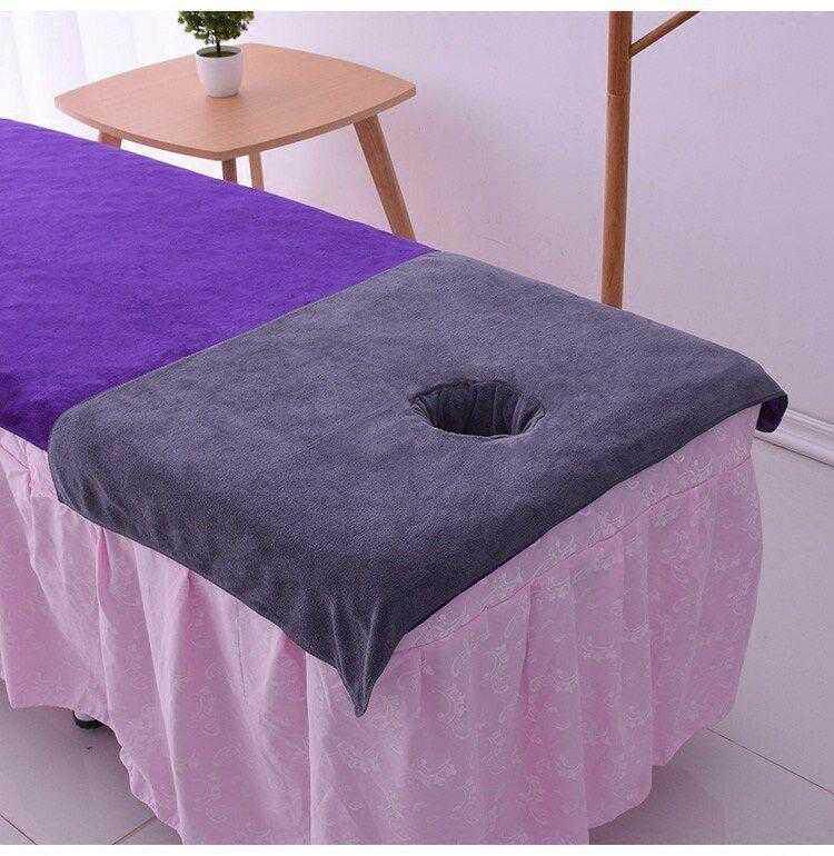 Bed headscarf Non-disposable beauty salon massage Mattress Wash face towels Groped Pillow Towel Super Suede Cave Towels TAKE THE BED WITH A GROIN TOWEL
