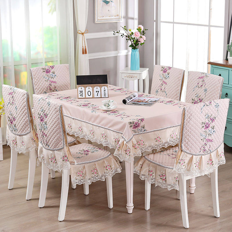 Fields Garden Series dining chair cushion table cloth tea table cloth chair cover office cushions thirteen pieces of sets table cloth