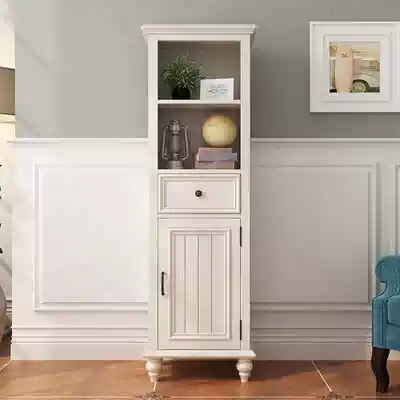 American bathroom solid wood side cabinet dressing room cabinet living room bedroom study storage cabinet wine cabinet