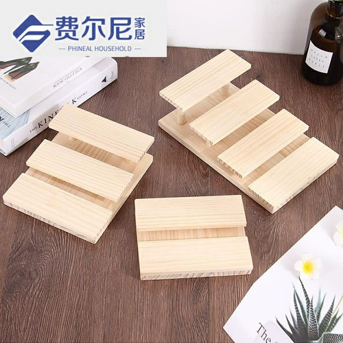 Очки, стенд, многослойный реквизит из натурального дерева, деревянная система хранения, аксессуар