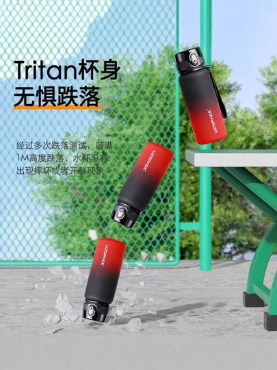 Tritan Material Sports Water Cup, High Temperature Resistant, Food Grade, Can Hold Boiling Water, Plastic Cup, Specially Designed for Primary School Students
