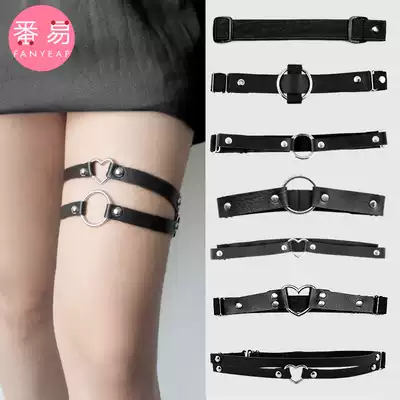 Leg ring sexy dark jk female thigh Japanese leg leg ring leg chain punk shorts stocking ring strap jewelry leg strap