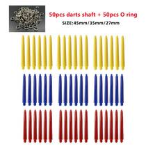Knight Darts 50-pack nylon rods with 50 spring rings plastic dart rods PC dart rod set