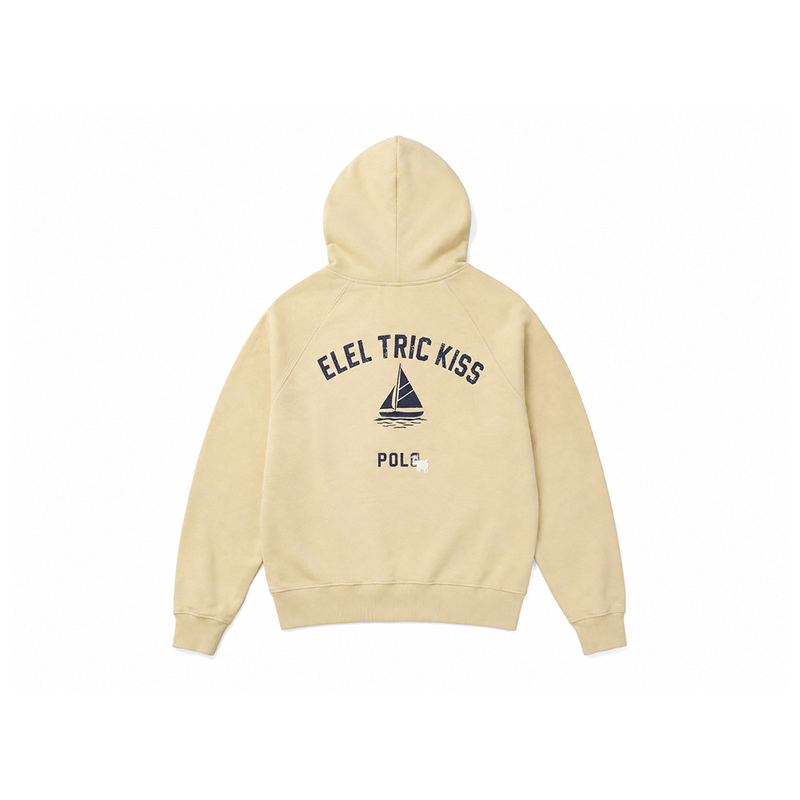 Ashless Fun Cheese Yellow Autumn and Winter Classic Versatile Slimming Printed Short Hooded Sweatshirt Jacket for Women