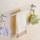 毛巾架北欧太空铝单杆双杆卫生间浴室简约壁挂创意免打孔厨房家用 mini 2