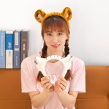 Плюшевая игрушка, ободок, перчатки, тигр, зоопарк