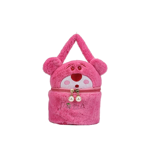 Мультяшная сумка через плечо, милая японская косметичка, с медвежатами