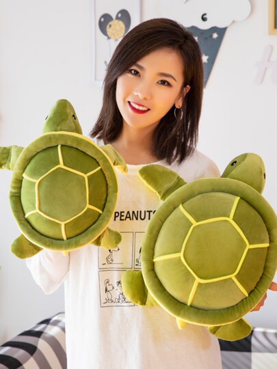 Plush toy turtle doll turtle small doll rag doll cute queen size bed children pillow sleeping for women and men