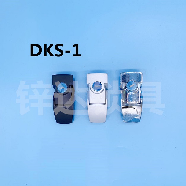 DK604 hasp lock DKS-1-2 dark buckle small square lock main shell lock hidden lock size black bright light sub