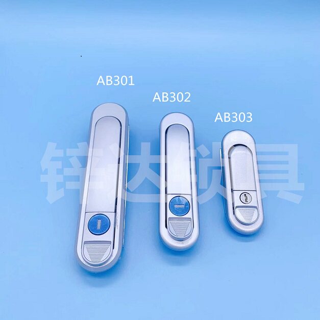 Zinc da distribution box lock cabinet lock distribution cabinet door lock machinery bounce type handle lock AB301 lock AB302 lock AB3