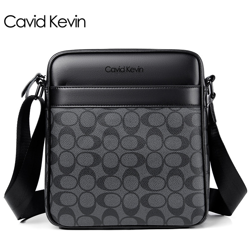 Cavid Kevin European and American Style Men's Shoulder Bag, Crossbody Bag, Casual Business Backpack, Mobile Phone Bag, Business Messenger Bag Cavid Kevin European and American Style Men's Shoulder Bag, Crossbody Bag, Casual Business Backpack, Mobile Phone Bag, Business Messenger Bag
