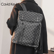 Cavid Kevin Europe-US double-shoulder bag male tide card leisure outdoor travel backpack Han Gezi business computer bag