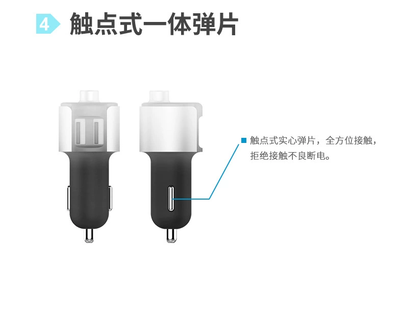 Yushchenko Xe Bluetooth mp3FM Ra mắt Bộ thu điện thoại di động Sạc điện thoại di động Kết nối âm thanh xe hơi - Trình phát TV thông minh cục phát wifi không dây