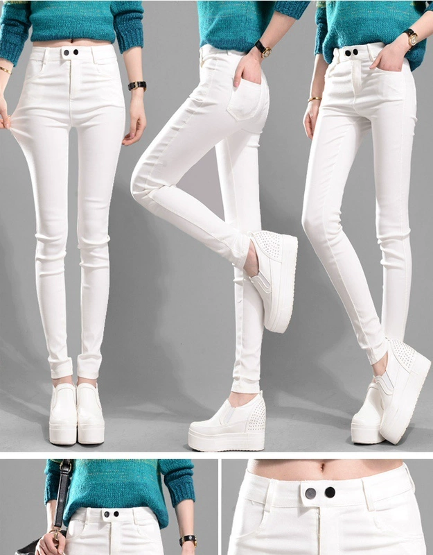 Quần legging nữ mặc dài 2019 xuân mới bảy điểm phiên bản Hàn Quốc là mùa xuân mỏng và mùa thu mỏng chân váy hoang dã - Khởi động cắt