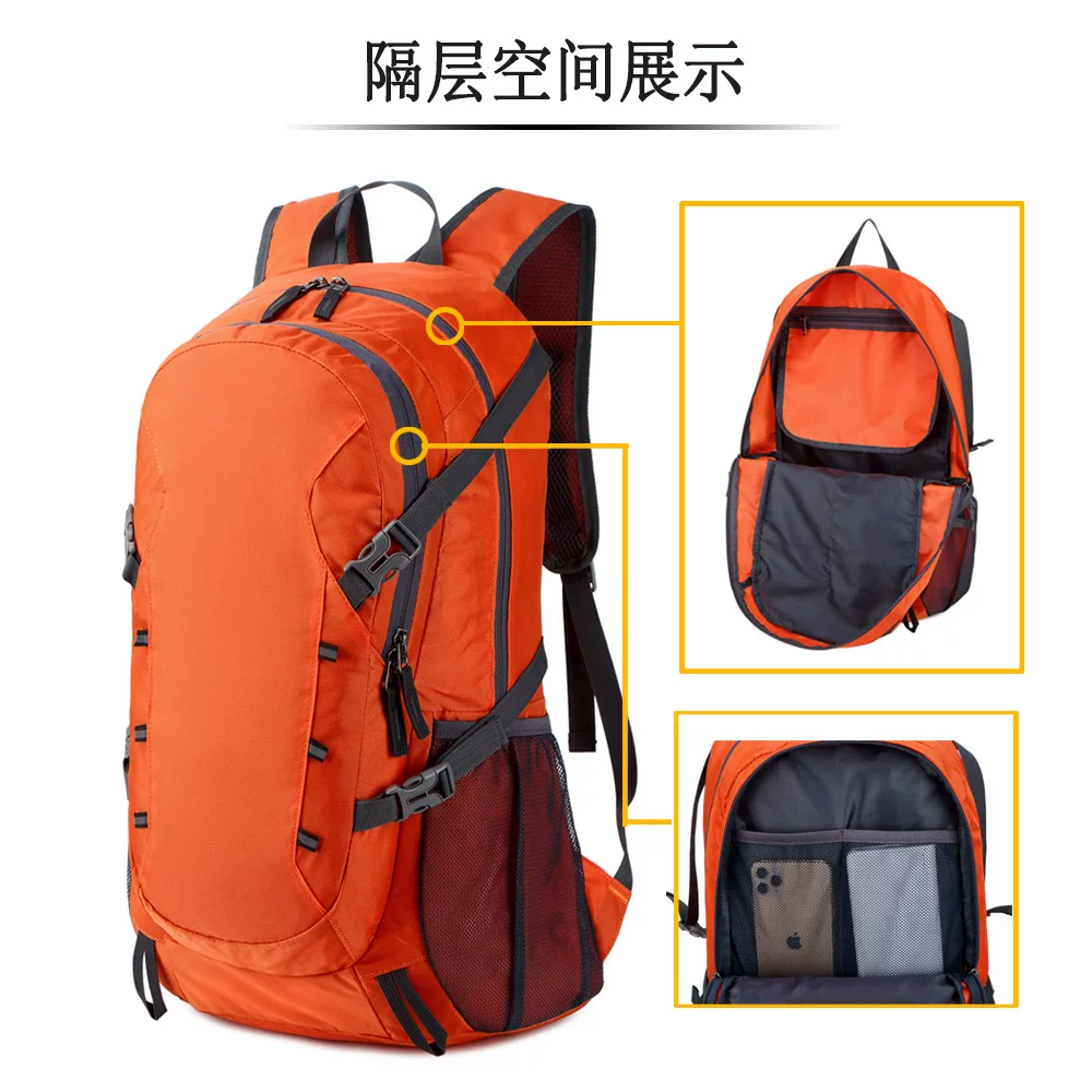 Folding backpack, climbing sports bag for traveling