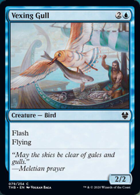 MTG Magic Storm the THB Mess Sea Gull Vexing Gull Blue Iron 79 English