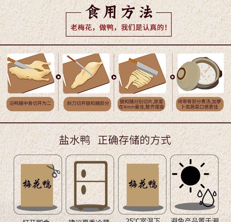 金陵特产 梅花 南京咸水鸭 2斤 图9