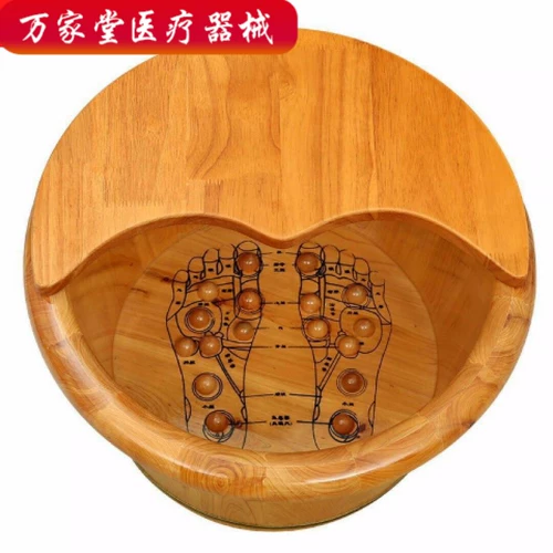 Ванна, деревянный маленький массажер для домашнего использования для ног, увеличенная толщина