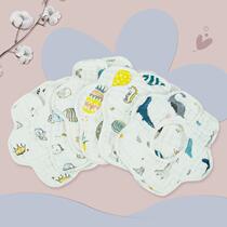 Baby pure cotton newborn bib saliva towel waterproof spit-up bib bib neck style for men and women