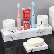 Toilet Electric Toothbrush Toothpaste Shelve to place a shelf gargling cup with a mouth cup suit Home Brief