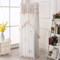 Living room vertical air conditioning cover Gree square cabinet machine dust cover boot does not take the beauty of the fabric Air conditioning cover ash cloth