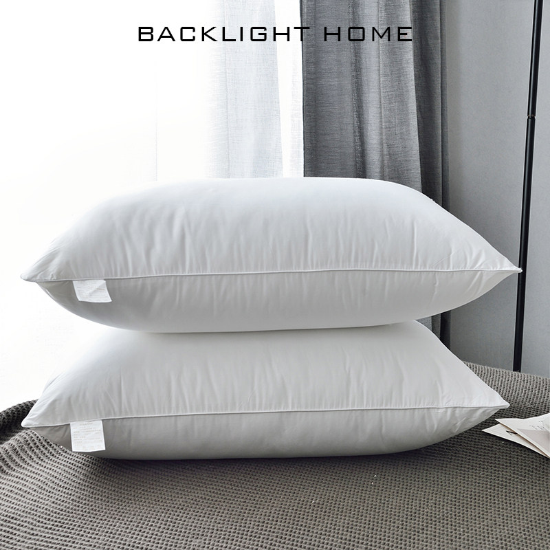 Hotel pillow pillow core adult home feather velvet neck pillow single 48x74 student pillow