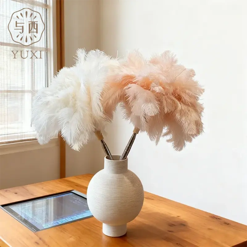 2025 New Ostrich Feather Duster, Electrostatic Dust Removal, Household Decoration, Dust Removal, New House Moving-In Supplies